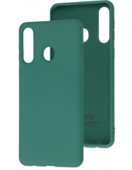 Чехол Silicone Case Huawei Y6P (темно-зеленый)