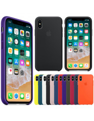 Чехол Silicone Case iPhone Xs (разный цвет)