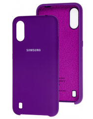 Чохол Silky Samsung Galaxy A01 (фіолетовий)