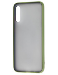 Чехол LikGus Maxshield матовый Samsung Galaxy A70 (хаки)