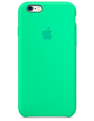 Чехол Silicone Case iPhone 6/6s (светло-зеленый)