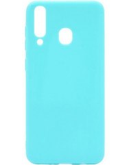 Чохол Silicone Case Lite Samsung Galaxy A20s (блакитний)