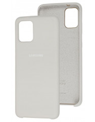Чехол Silky Samsung Galaxy A41 (серый)
