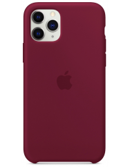 Чохол Silicone Case Iphone 11 Pro Max (бордовий)