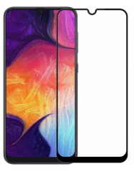 Захисна нано-плівка Silicon Glass Samsung Galaxy A40 (5D Black)