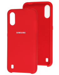 Чохол Silky Samsung Galaxy A01 (червоний)