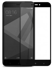 Скло Xiaomi Redmi 4x (5D Black) 0.33mm