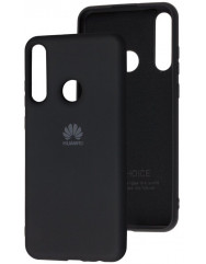 Чехол Silicone Case Huawei Y6P (черный)