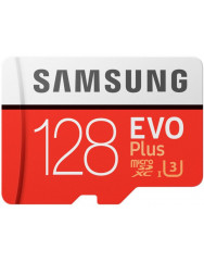 Samsung EVO Plus microSD C10 UHS-I[MB-MC128GA/RU]