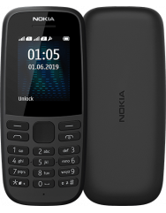 Nokia 105 Dual Sim 2019 (Black) TA-1174 