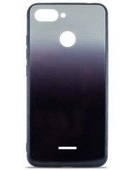 Чехол Glass Case Gradient Xiaomi Redmi 6 (Steel Grey)