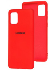 Чехол Silicone Case Samsung Galaxy A31 (красный)
