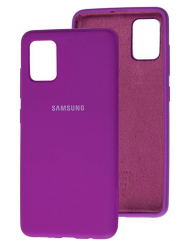 Чехол Silicone Case Samsung M21/M30s (сиреневый)