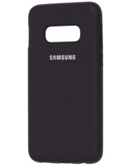 Чехол Silicone Case Samsung S10e (черный)