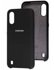 Чохол Silky Samsung Galaxy A01 (чорний)