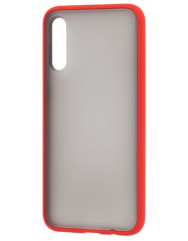 Чехол LikGus Maxshield матовый Samsung Galaxy A50/A50s (красный)