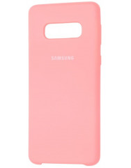 Чохол Silky Samsung Galaxy S10e (рожевий)