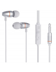 Вакуумні навушники-гарнітура Hoco M59 (Silver)