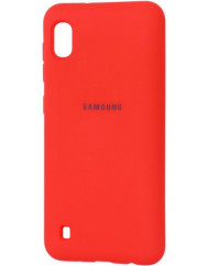 Чехол Silicone Case Samsung A10 (красный)