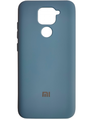 Чехол Silicone Case Xiaomi Redmi Note 9 (синий)