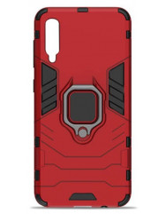 Чехол Armor + подставка Samsung Galaxy A70 (красный)