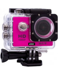 Экшн-камера ATRIX ProAction W9 Full HD (pink) 