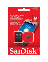 Карта пам'яті SanDisk Ultra microSD 32gb (10cl) + adapter