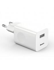 Мережевий зарядний пристрій Baseus Quick Charger 12V. 2.0A (білий)