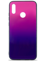 Чехол Glass Case Gradient Huawei Y6 2019 (Purple Barca)
