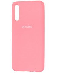 Чохол Silicone Case Samsung Galaxy A70 (рожевий)