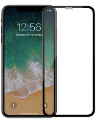 Скло матове Iphone XS MAX (5D Black) 0.39mm