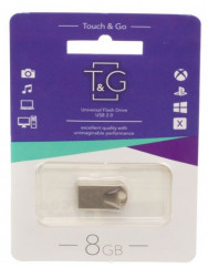 Флешка USB T&G 106 Metal series 8Gb (Silver) 