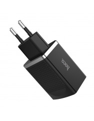 Мережевий зарядний пристрій Hoco C43A 2.4A (чорний)