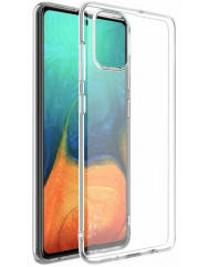 Силиконовый чехол Samsung A71 (прозрачный)