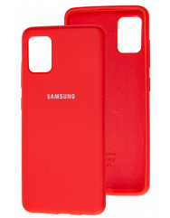 Чехол Silicone Case Samsung Galaxy A51 (красный)