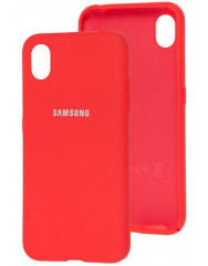 Чохол Silicone Case Samsung A01 Core (червоний)
