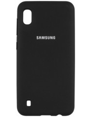 Чехол Silicone Case Samsung A10 (черный)