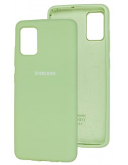 Чехол Silicone Case Samsung Galaxy A51 (салатовый)