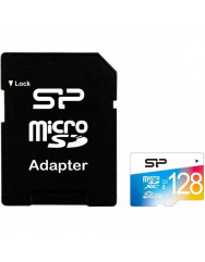 Карта памяти Silicon Power microSDHC 128gb (10cl) + SD adapter