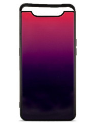 Чехол Glass Case Gradient Samsung Galaxy A80 (Purple Barca)