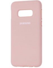 Чехол Silicone Case Samsung S10e (бежевый)