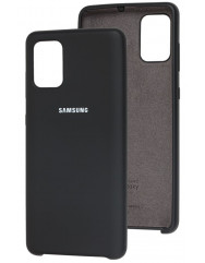 Чехол Silky Samsung Galaxy A71 (черный)