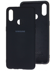 Чехол Silicone Case Samsung A10s (черный)