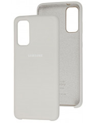 Чехол Silicone Case Samsung Galaxy S20 (серый)