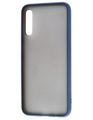 Чехол LikGus Maxshield матовый Samsung Galaxy A30s (темно-синий)