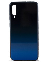 Чехол Glass Case Gradient Samsung Galaxy A70 (Blue Abyss)
