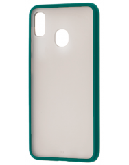 Чехол LikGus Maxshield матовый Samsung Galaxy A10s (зеленый)