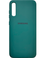Чехол Silicone Case Samsung Galaxy A50 / A50s / A30s (темно-зеленый)