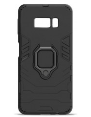 Чехол Armor + подставка Samsung Galaxy S8 (черный)