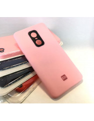 Силиконовый чехол Silicone Case Xiaomi Redmi Note 4x (розовый)
